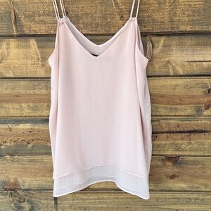 Elegant Neutral Pink Cami Top